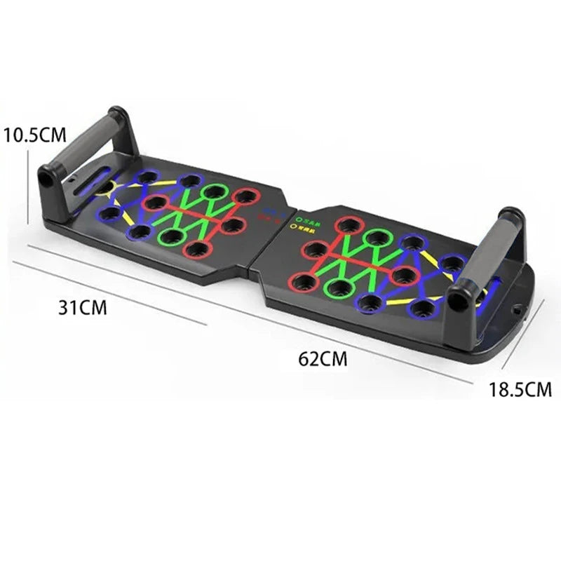 Portable multifunctional push up board set
