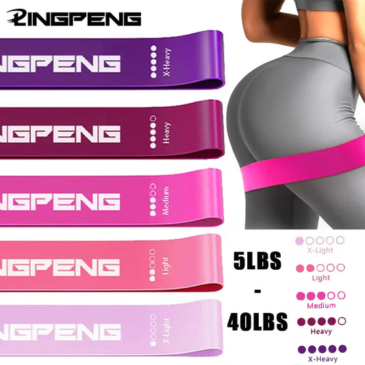 Portable Fitness Rubber Resistance Bands