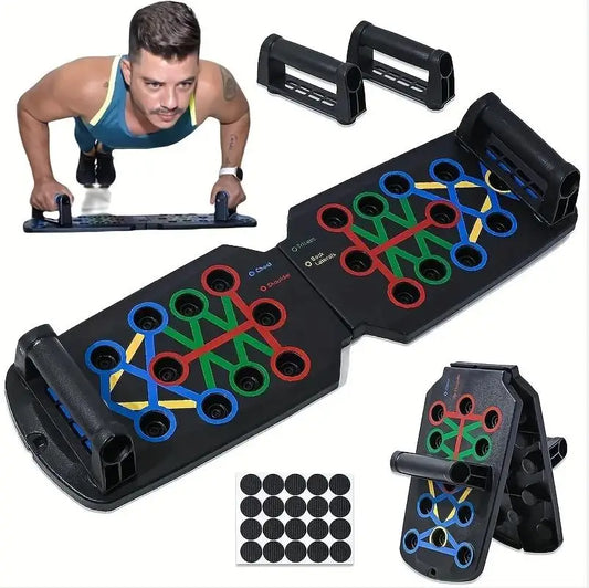 Portable multifunctional push up board set