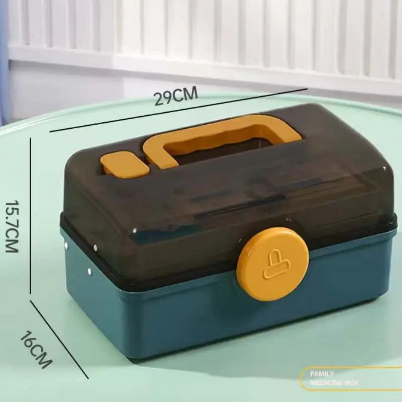 3 layer home medicine box