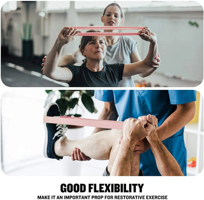 Portable Fitness Rubber Resistance Bands