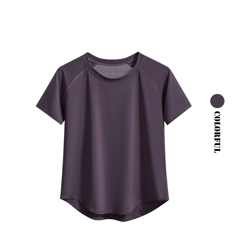DRUR Yoga Tops Sportswear Woman Gym Shirts