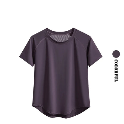 DRUR Yoga Tops Sportswear Woman Gym Shirts
