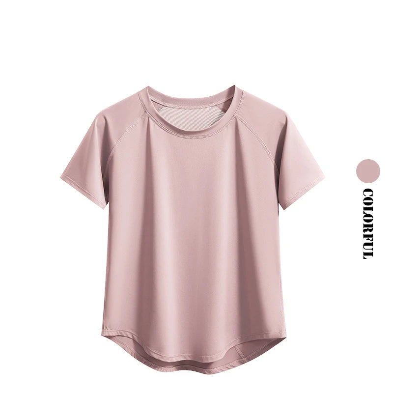 DRUR Yoga Tops Sportswear Woman Gym Shirts