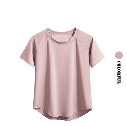 DRUR Yoga Tops Sportswear Woman Gym Shirts