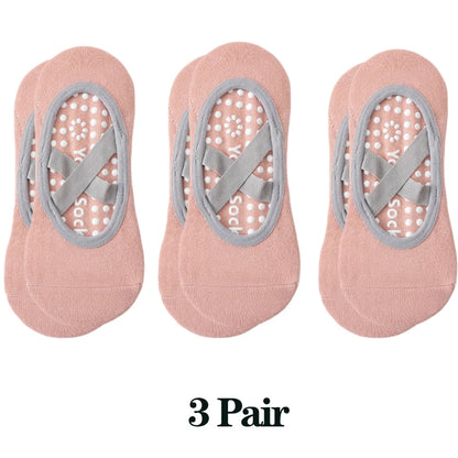 1/ 3Pair Professional Women Yoga Sport Socks