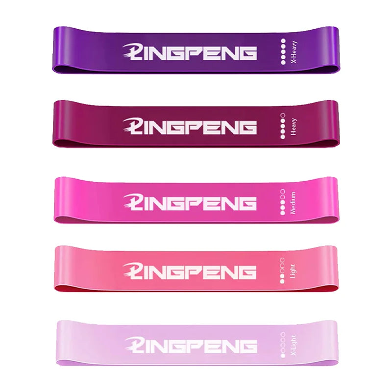 Portable Fitness Rubber Resistance Bands