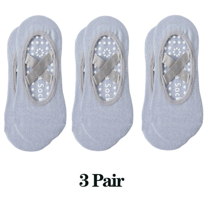 1/ 3Pair Professional Women Yoga Sport Socks