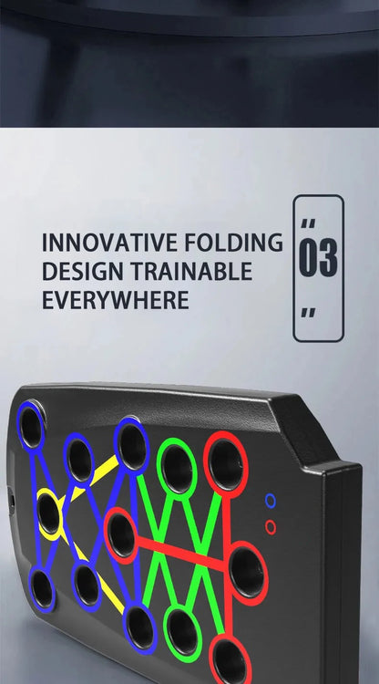Portable multifunctional push up board set