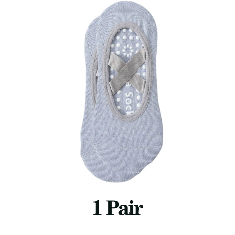 1/ 3Pair Professional Women Yoga Sport Socks