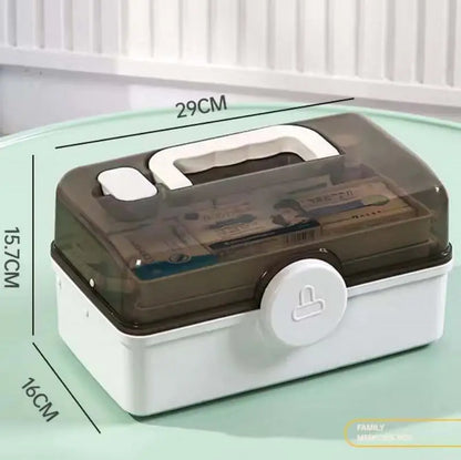 3 layer home medicine box