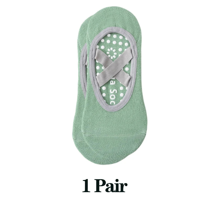 1/ 3Pair Professional Women Yoga Sport Socks