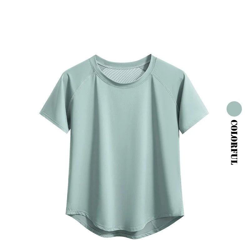 DRUR Yoga Tops Sportswear Woman Gym Shirts