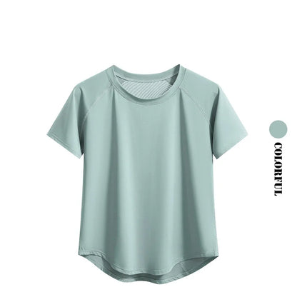 DRUR Yoga Tops Sportswear Woman Gym Shirts