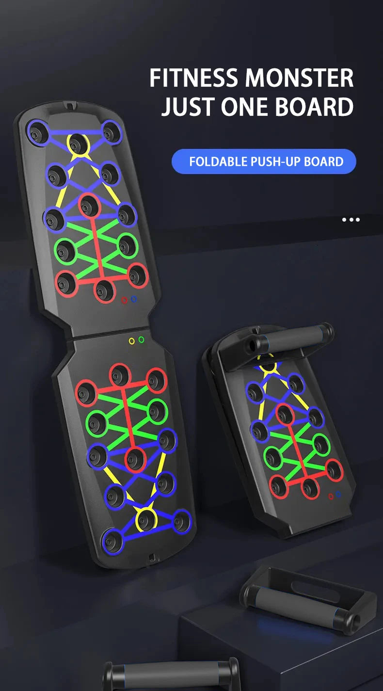 Portable multifunctional push up board set