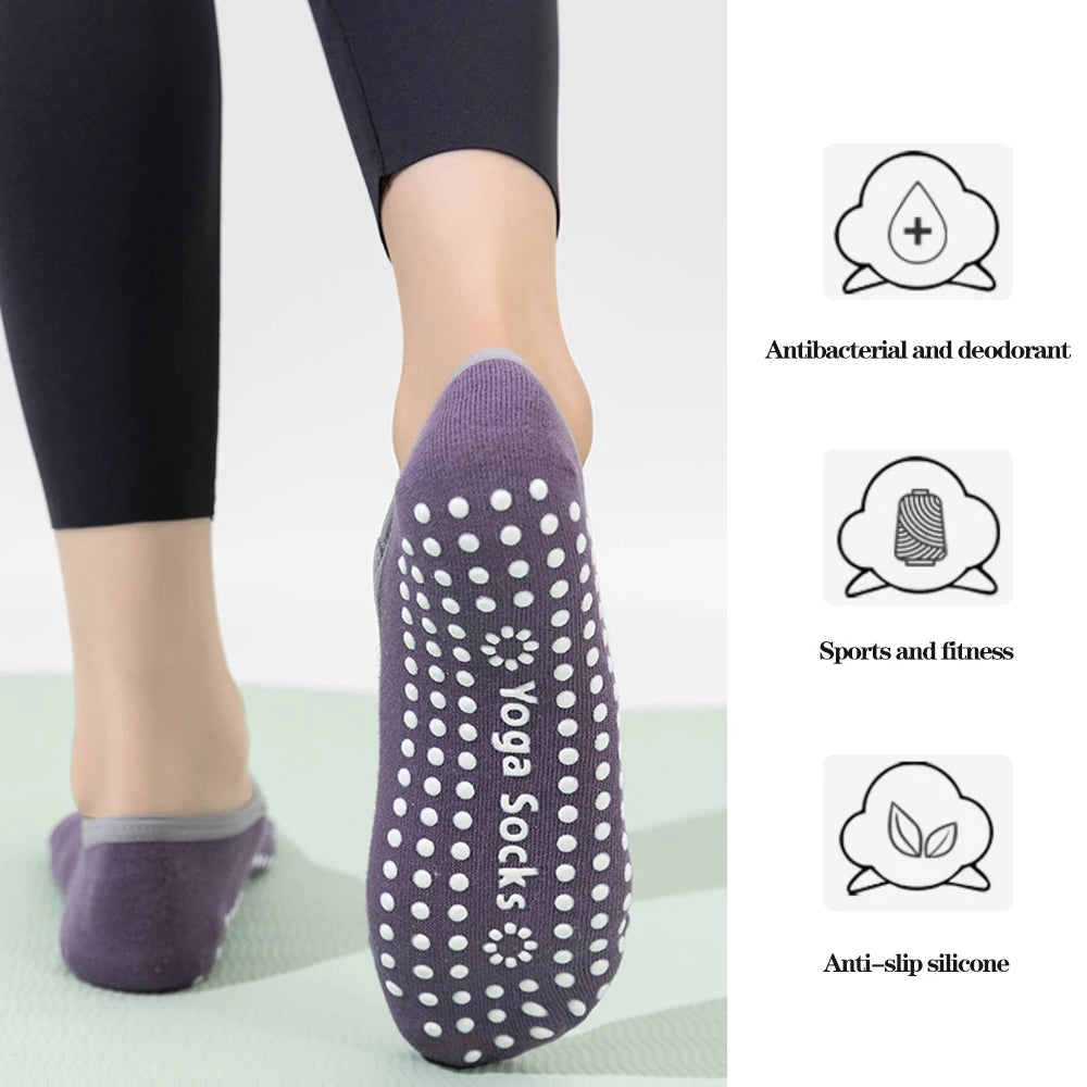 1/ 3Pair Professional Women Yoga Sport Socks