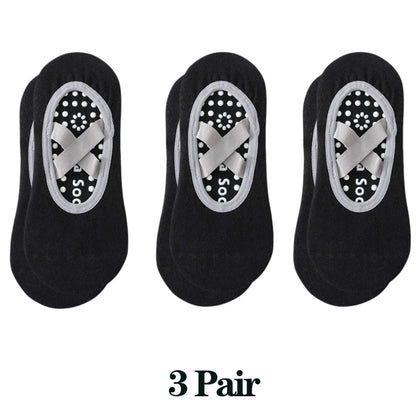 1/ 3Pair Professional Women Yoga Sport Socks