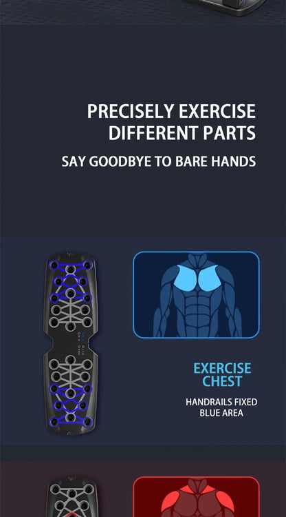 Portable multifunctional push up board set