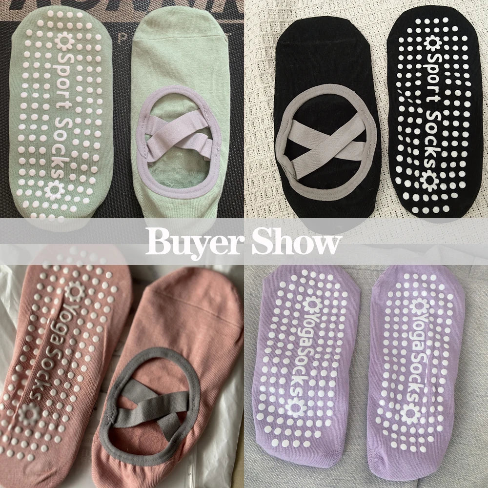 1/ 3Pair Professional Women Yoga Sport Socks