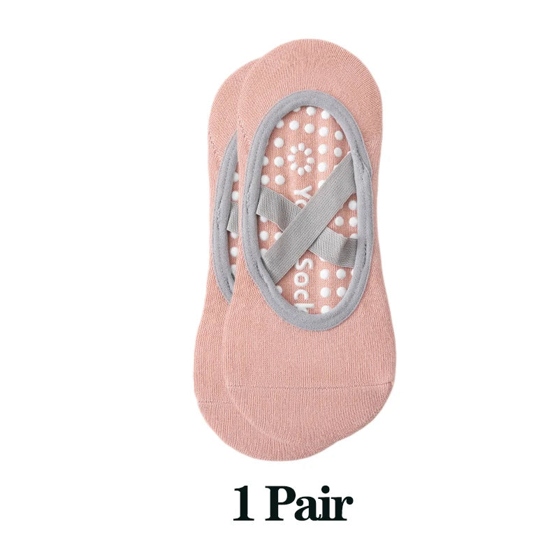 1/ 3Pair Professional Women Yoga Sport Socks