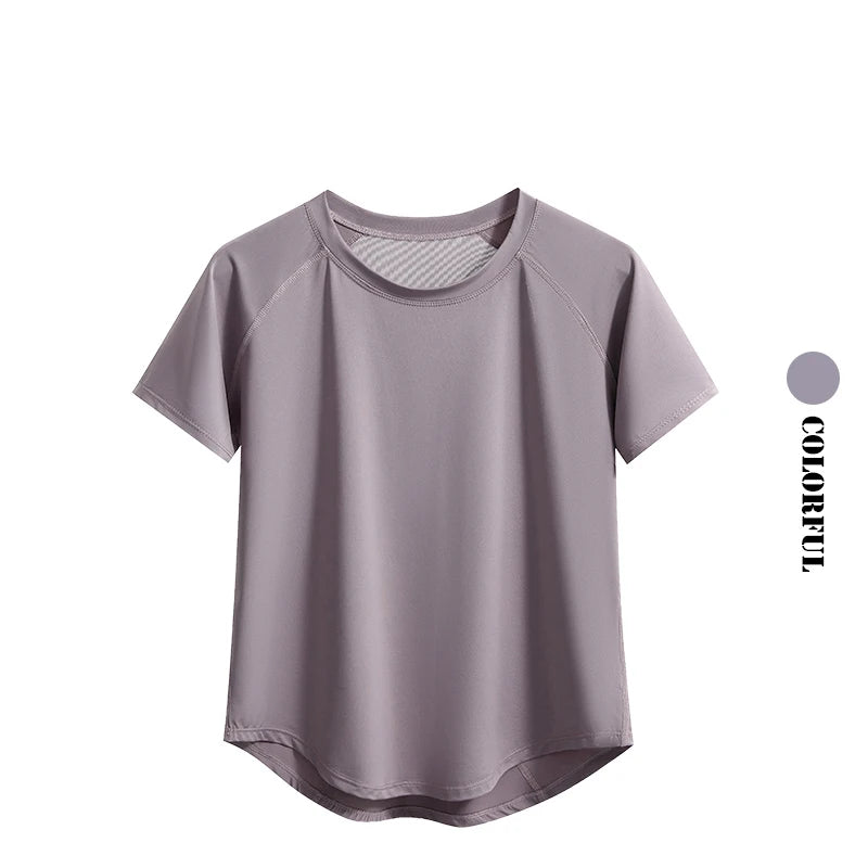 DRUR Yoga Tops Sportswear Woman Gym Shirts