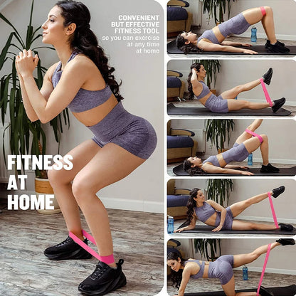 Portable Fitness Rubber Resistance Bands